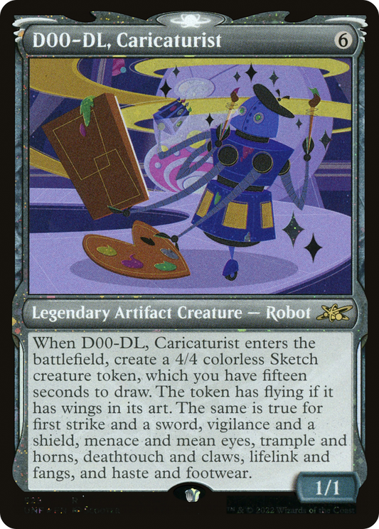 D00-DL, Caricaturist (UNF-525) - [Unfinity]: (Showcase) Foil