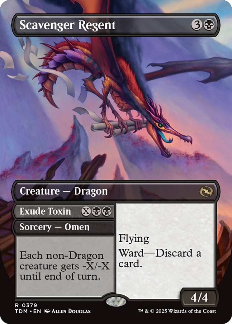 Scavenger Regent (Borderless) (TDM-379) - [Tarkir: Dragonstorm] (Borderless)