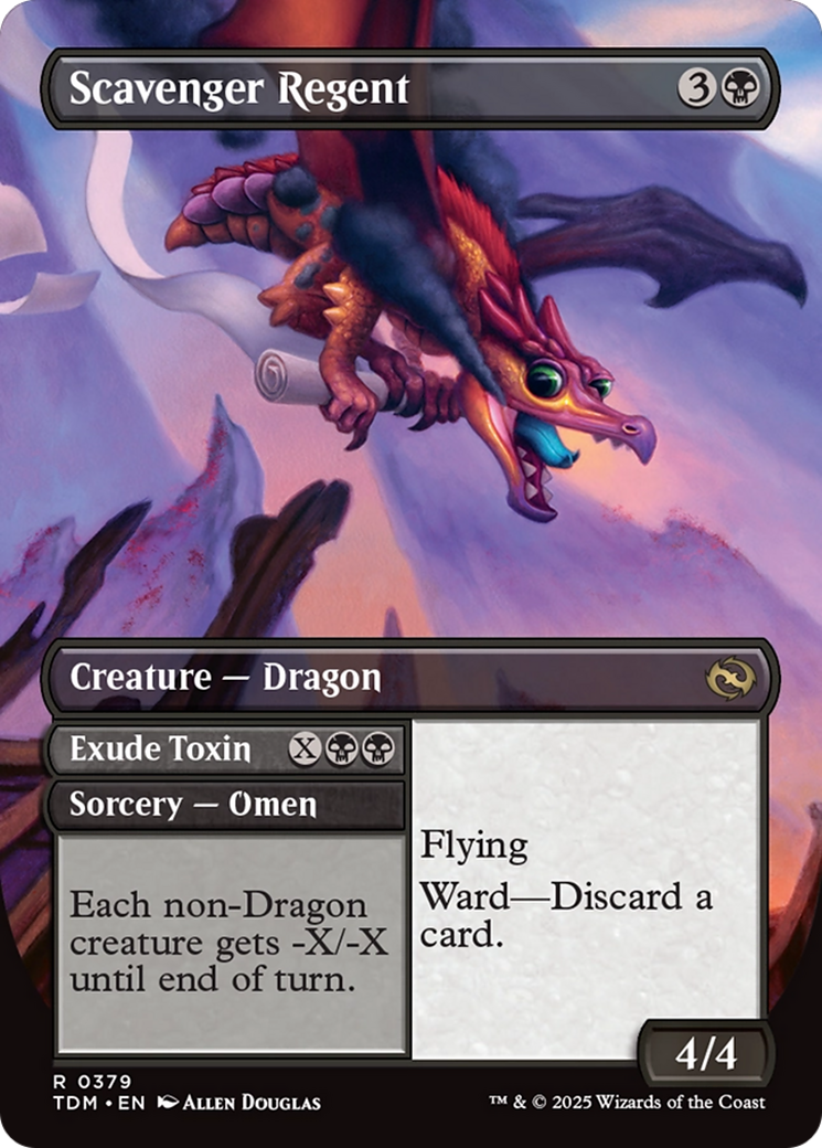 Scavenger Regent (Borderless) (TDM-379) - [Tarkir: Dragonstorm] (Borderless)
