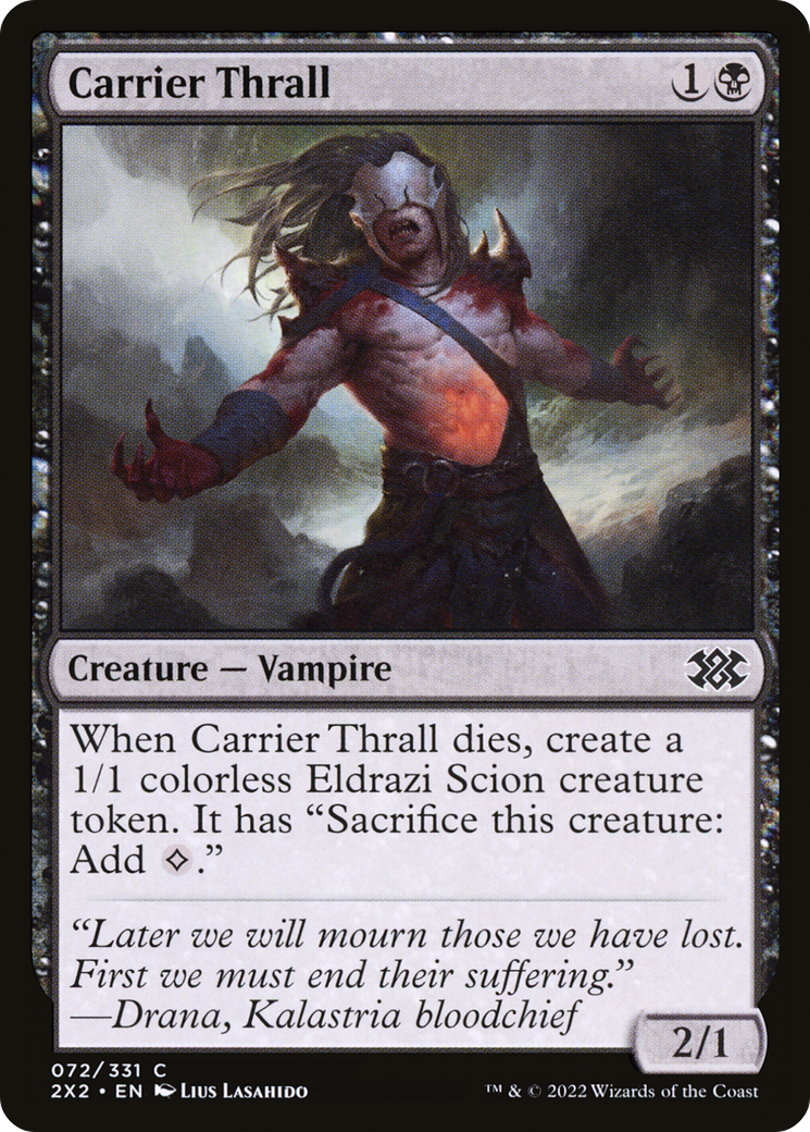 Carrier Thrall (2X2-072) - [Double Masters 2022]