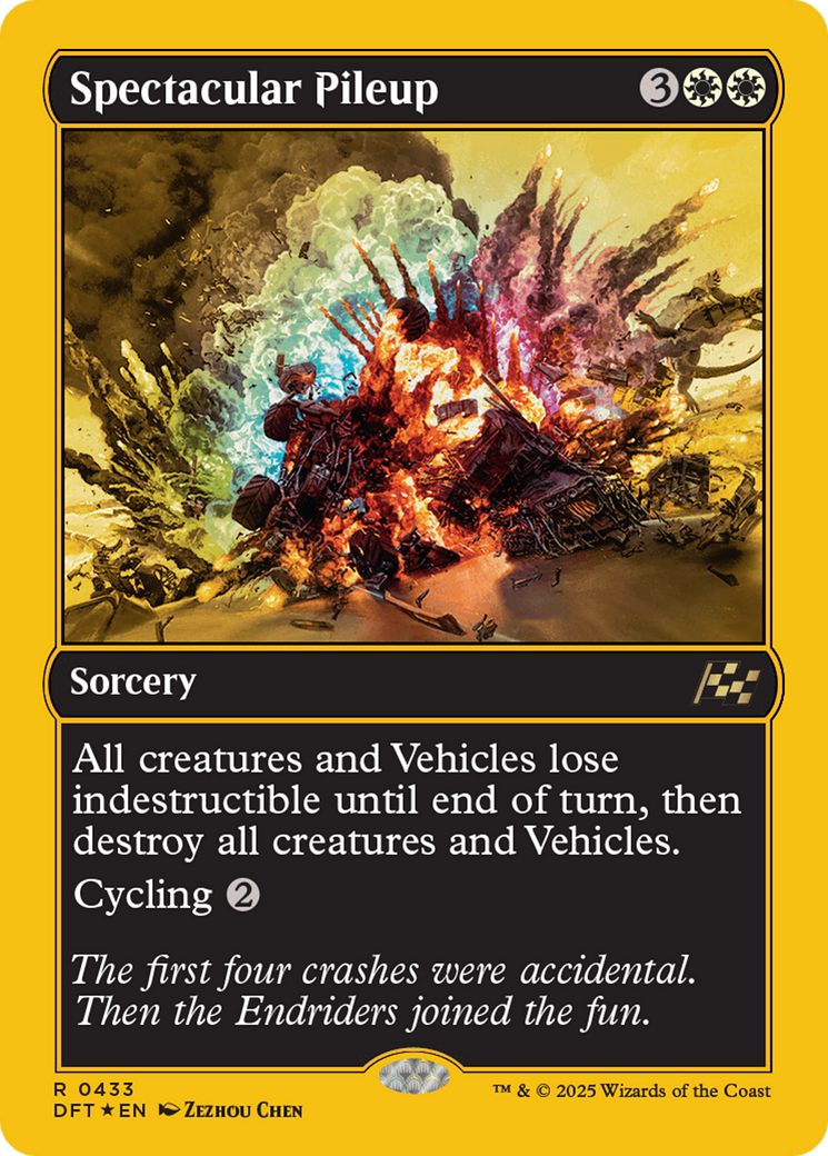 Spectacular Pileup (DFT-433) - [Aetherdrift] Foil