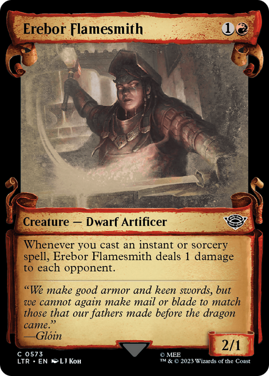 Erebor Flamesmith (LTR-573) - [The Lord of the Rings: Tales of Middle-earth]: (Showcase) Foil