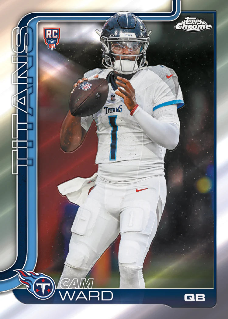 2025 Topps Chrome® Football Mega Box