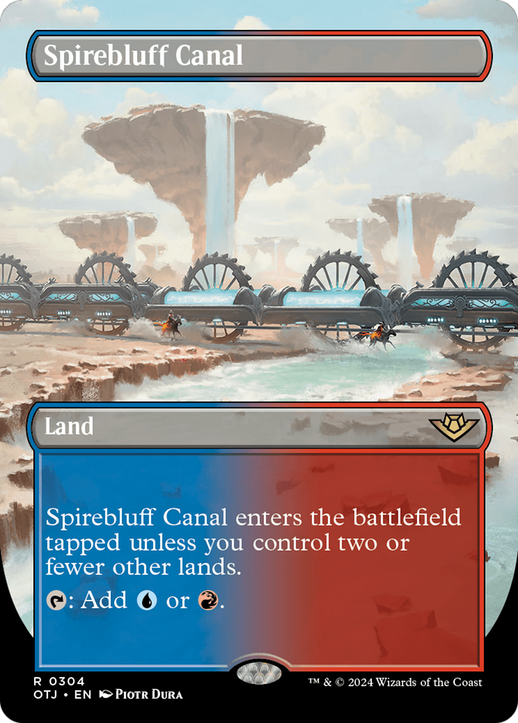 Canal Spirebluff (OTJ-304) - [Hors-la-loi de Thunder Junction] (sans bordure) Foil 