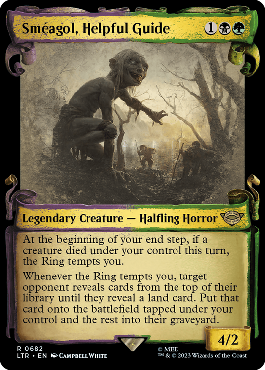 Sméagol, Helpful Guide (LTR-682) - [The Lord of the Rings: Tales of Middle-earth]: (Showcase) Foil