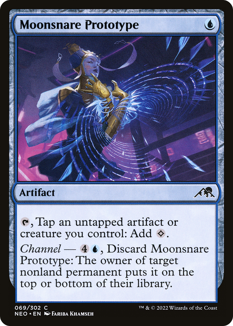 Moonsnare Prototype (NEO-069) - [Kamigawa: Neon Dynasty] Foil