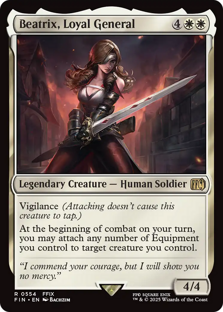 Beatrix, Loyal General (FIN-554) - [FINAL FANTASY]