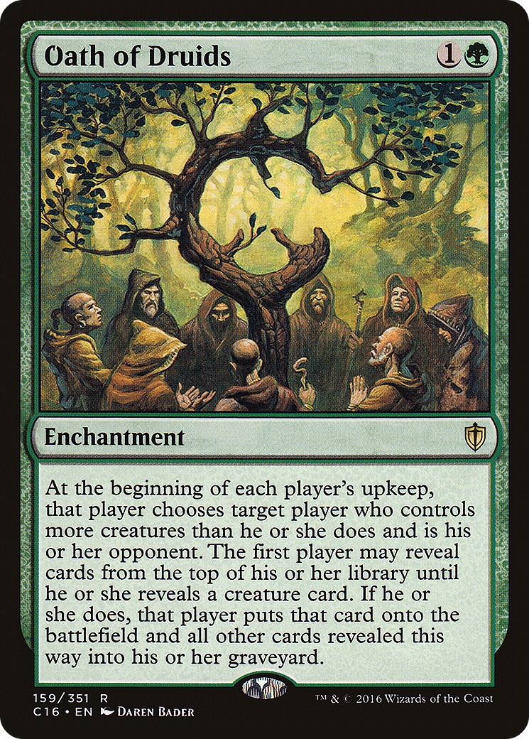 Oath of Druids (C16-159) - [Commander 2016]