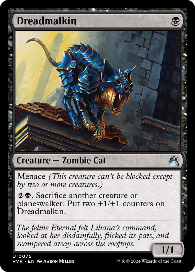 Dreadmalkin (RVR-075) - [Ravnica Remastered] Foil