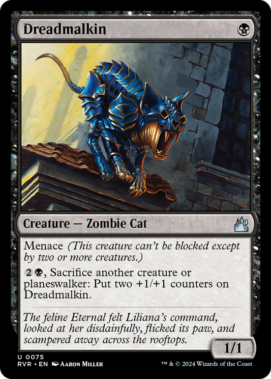 Dreadmalkin (RVR-075) - [Ravnica Remastered] Foil