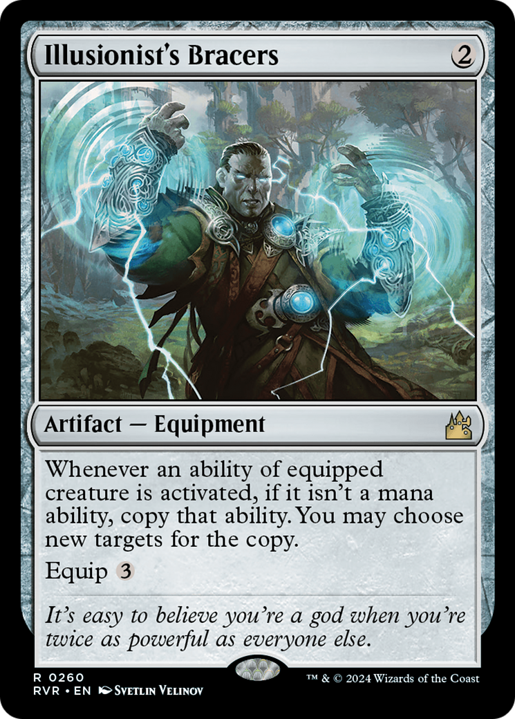 Illusionist's Bracers (RVR-260) - [Ravnica Remastered] Foil