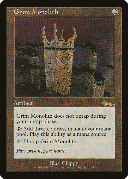 Grim Monolith (ULG-126) - [Urza's Legacy] Foil