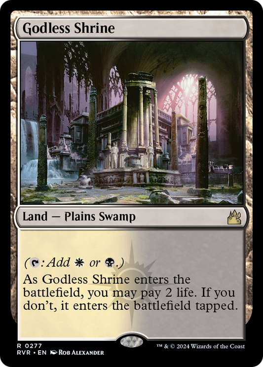 Godless Shrine (RVR-277) - [Ravnica Remastered] Foil