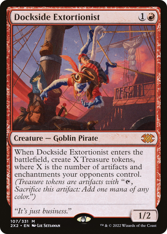 Dockside Extortionist (2X2-107) - [Double Masters 2022] Foil