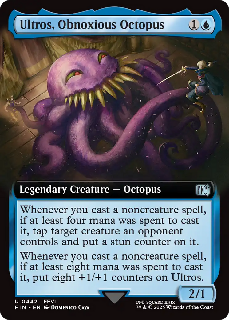 Ultros, Obnoxious Octopus (Extended Art) (FIN-442) - [FINAL FANTASY]: (Extended Art)