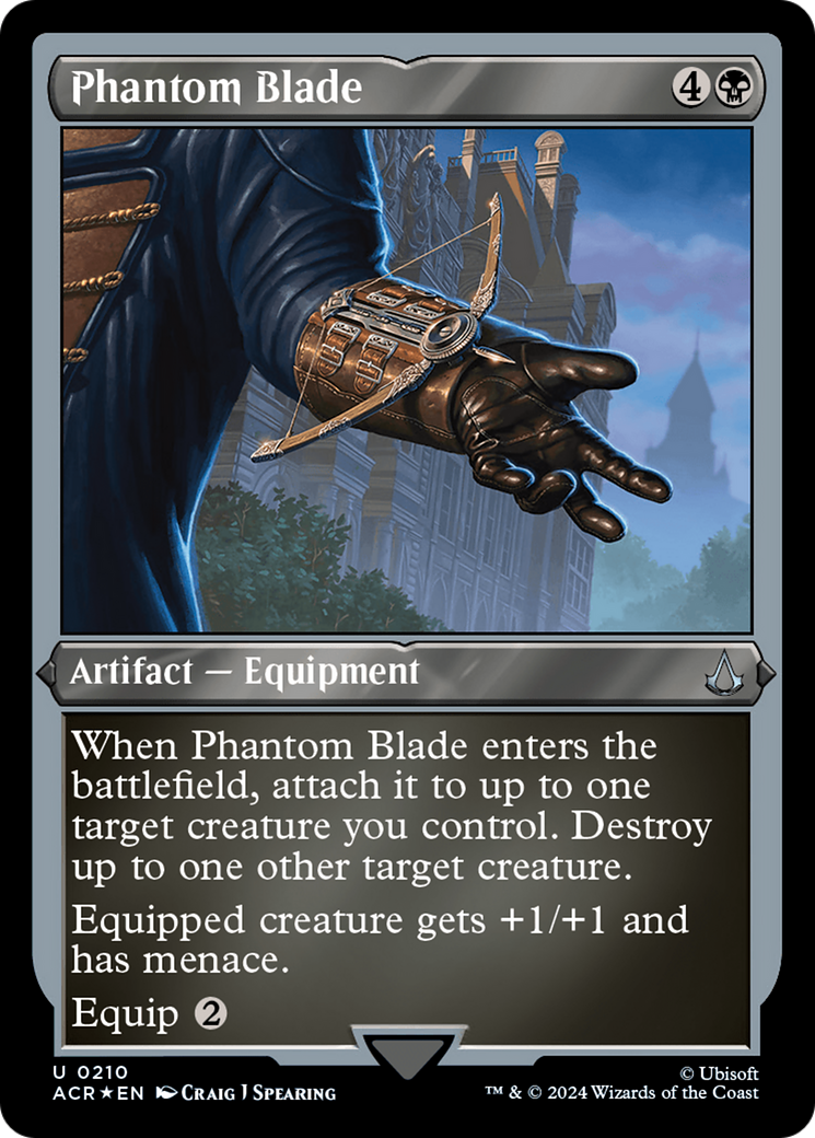 Phantom Blade (ACR-210) - [Assassin's Creed] Etched Foil