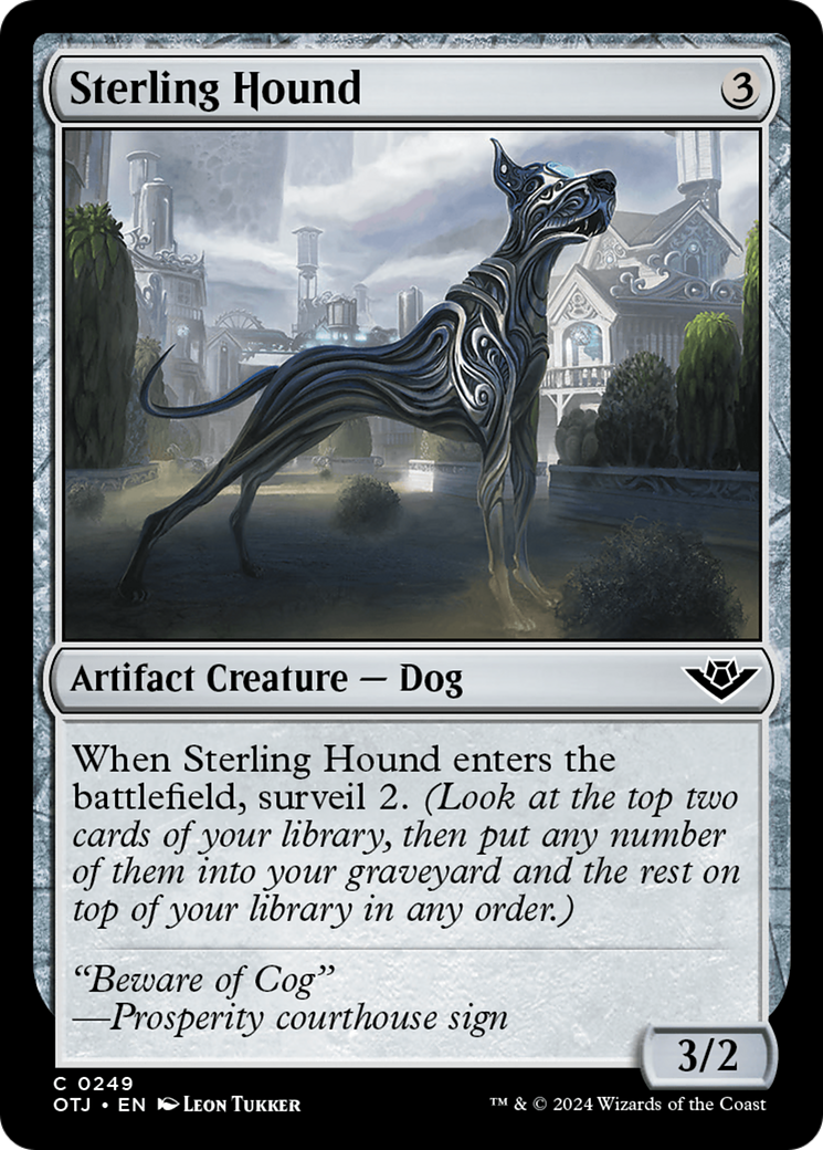 Sterling Hound (OTJ-249) - [Outlaws of Thunder Junction] Foil