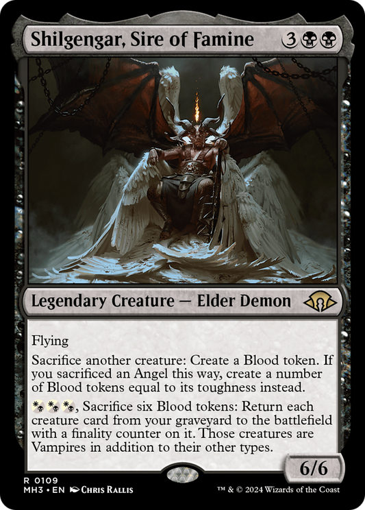 Shilgengar, Sire of Famine (MH3-109) - [Modern Horizons 3] Foil 