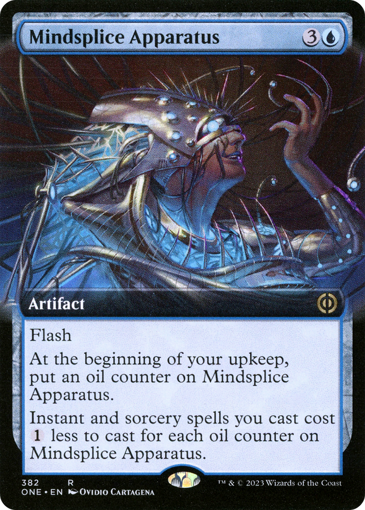 Mindsplice Apparatus (ONE-382) - [Phyrexia: All Will Be One]: (Extended Art)
