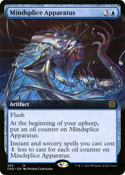 Mindsplice Apparatus (ONE-382) - [Phyrexia: All Will Be One]: (Extended Art)