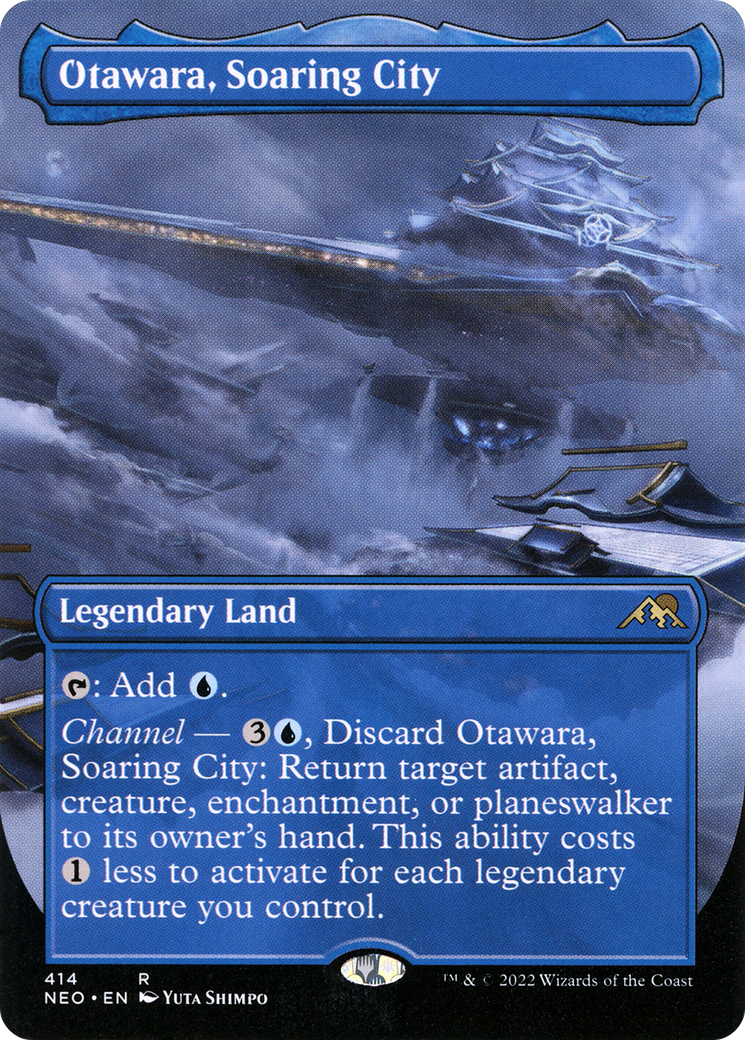 Otawara, Soaring City (NEO-414) - [Kamigawa: Neon Dynasty] (Borderless)