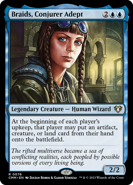 Braids, Conjurer Adept (CMM-076) - [Commander Masters]