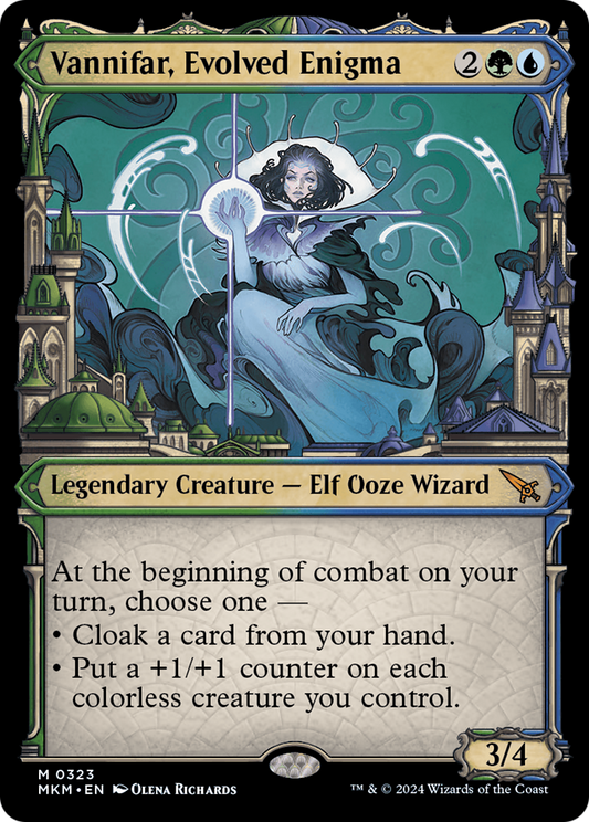 Vannifar, Evolved Enigma (MKM-323) - [Murders at Karlov Manor]: (Showcase)
