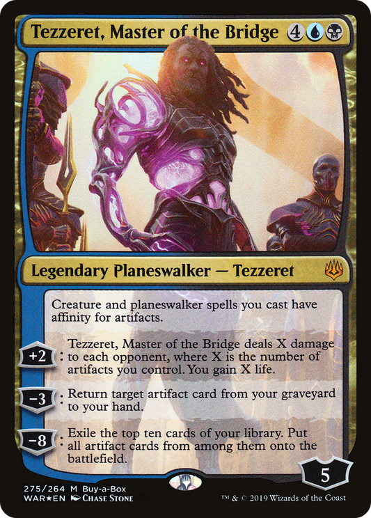 Tezzeret, Master of the Bridge (BABP-275) - [War of the Spark] Foil