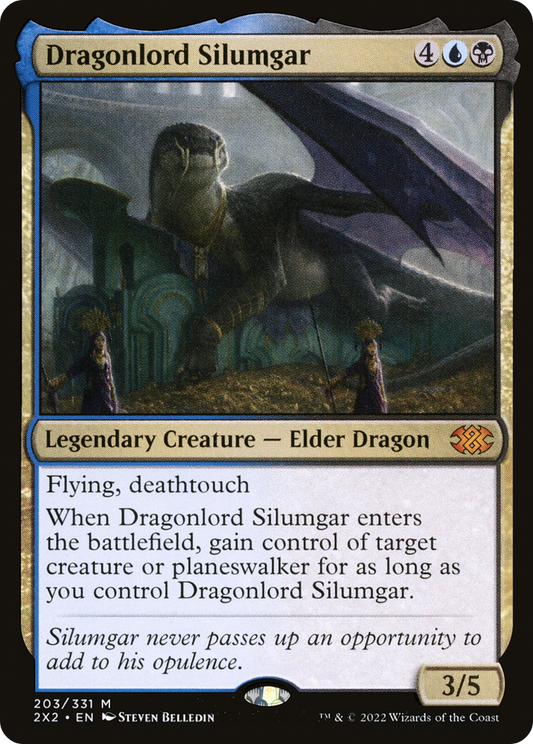 Dragonlord Silumgar (2X2-203) - [Double Masters 2022] Foil