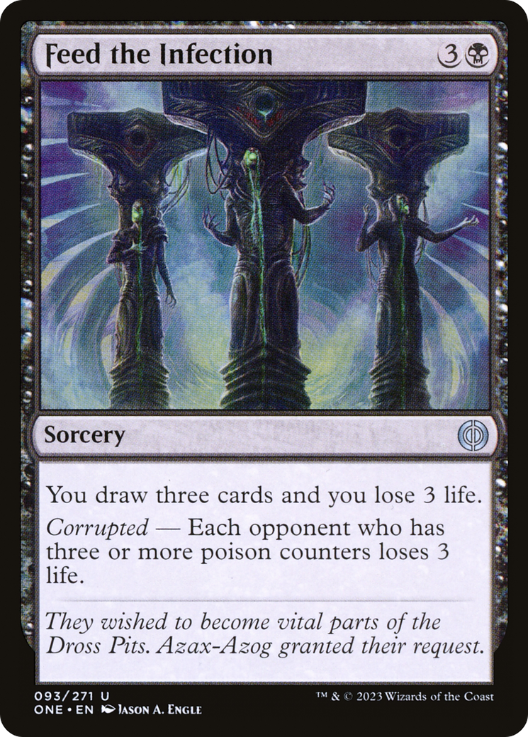 Feed the Infection (ONE-093) - [Phyrexia: All Will Be One] Foil