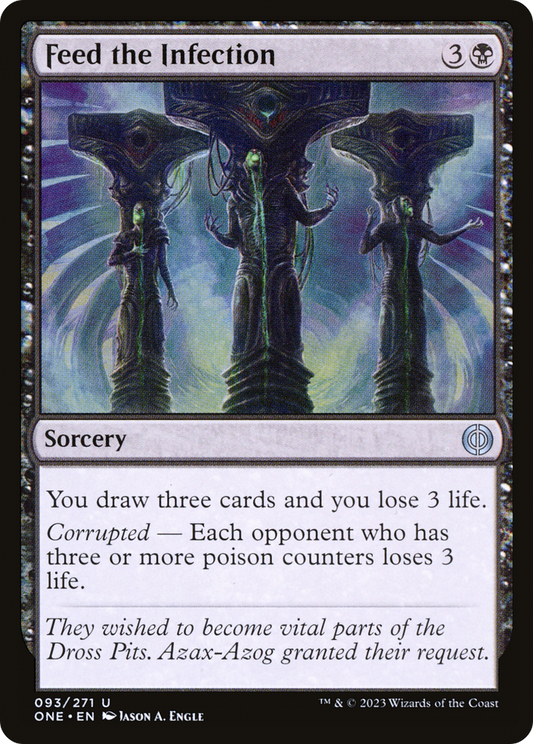 Feed the Infection (ONE-093) - [Phyrexia: All Will Be One] Foil
