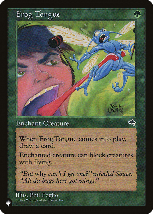 Frog Tongue (LIST-TMP-228) - [The List]