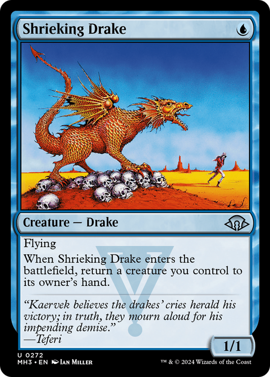 Shrieking Drake (MH3-272) - [Modern Horizons 3]
