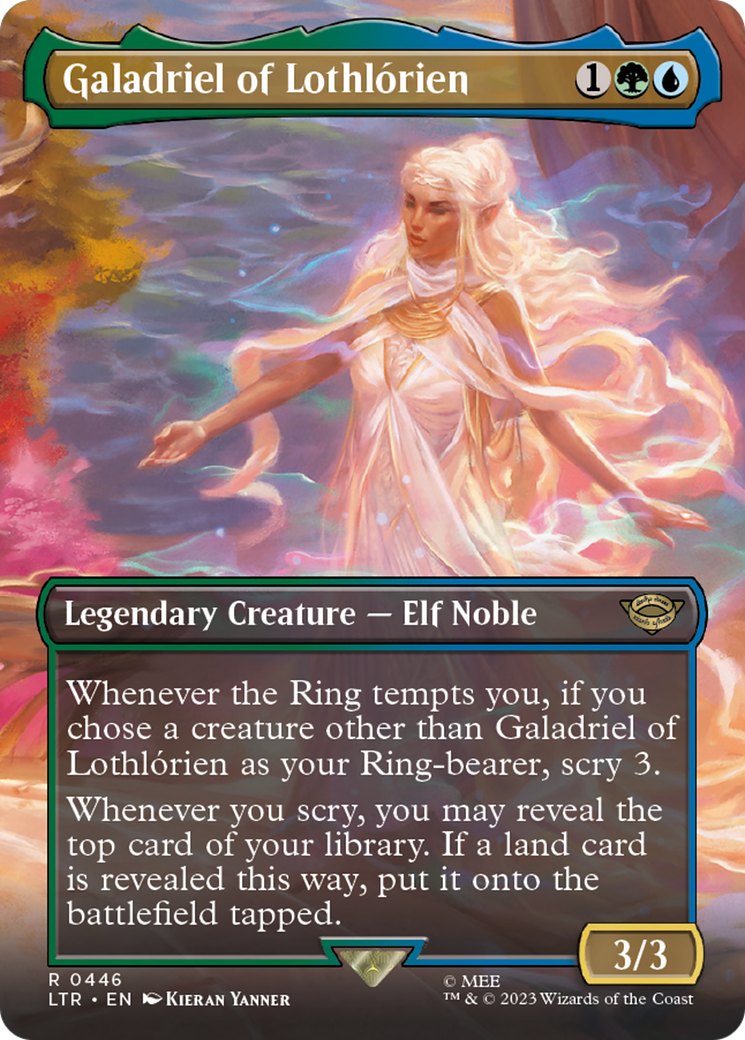 Galadriel of Lothlórien (LTR-446) - [The Lord of the Rings: Tales of Middle-earth] (Borderless) Foil