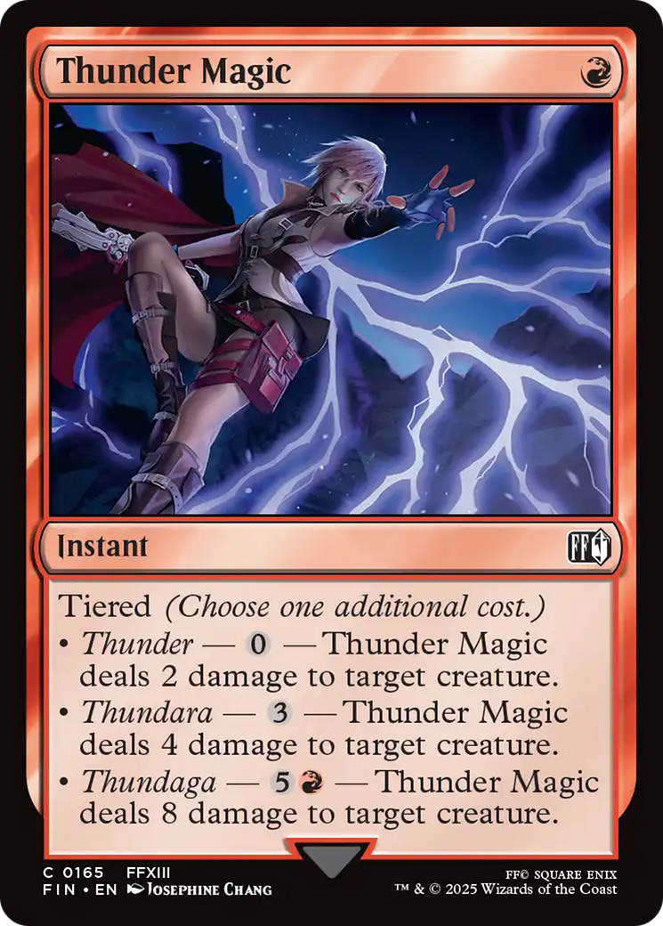 Thunder Magic (FIN-165) - [FINAL FANTASY] Foil