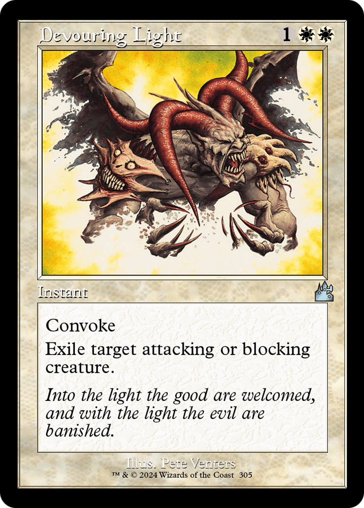 Devouring Light (RVR-305) - [Ravnica Remastered] Foil
