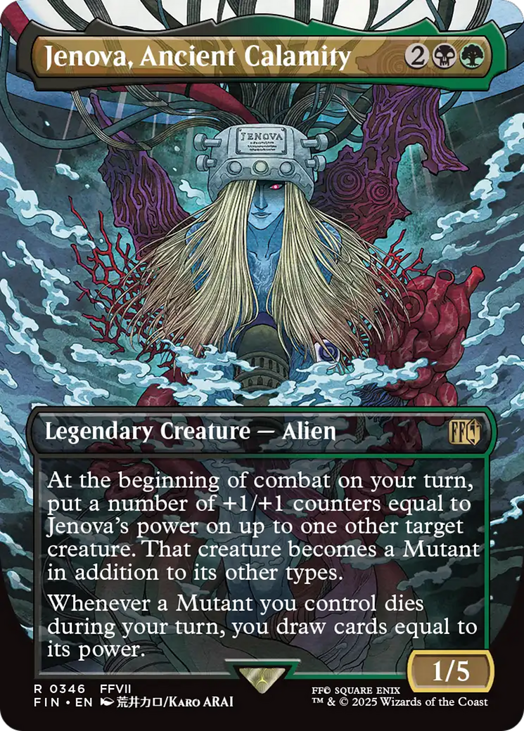 Jenova, Ancient Calamity (FIN-346) - [FINAL FANTASY] (Borderless) Foil