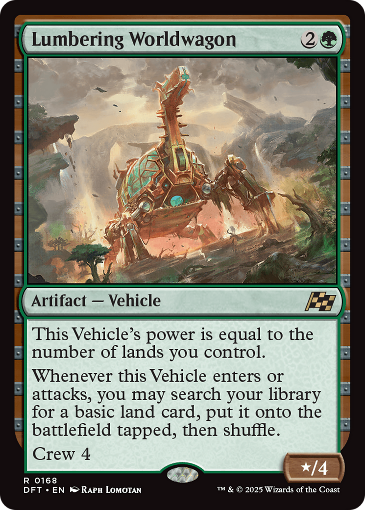 Lumbering Worldwagon (DFT-168) - [Aetherdrift] Foil