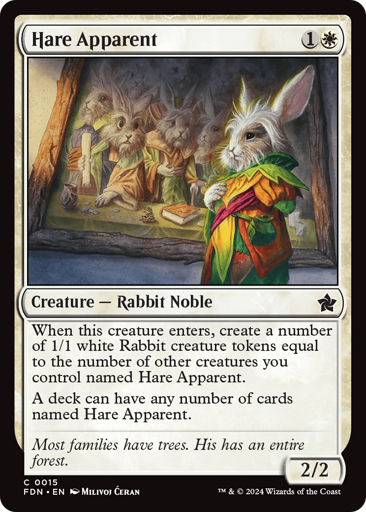 Hare Apparent (FDN-015) - [Foundations] Foil