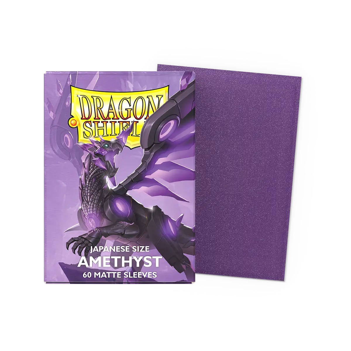 Dragon Shield - 60ct Japanese Size - Matte Amethyst