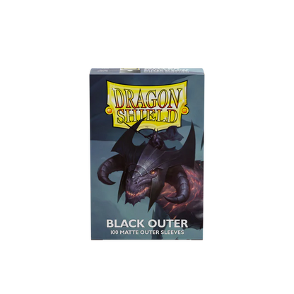 Dragon Shield Outer Sleeves Black Matte
