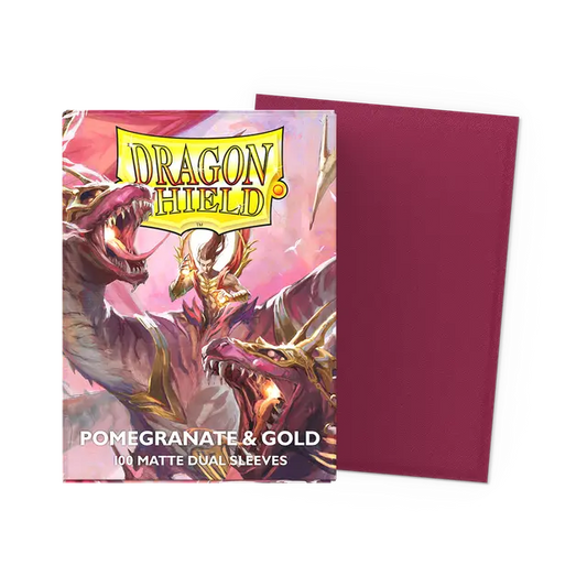Dragon Shield Matte Duel Pomegranate & Gold