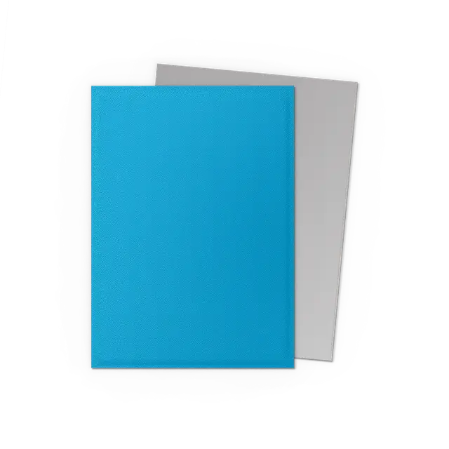 Dragon Shield Matte Dual Sleeves Sky Blue & Silver