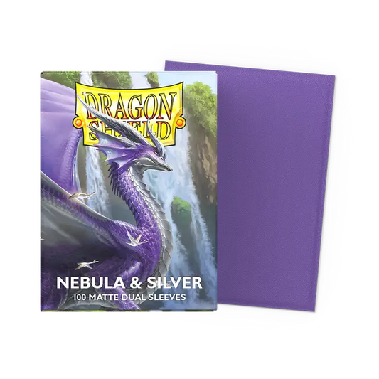 Dragon Shield Matte Dual Sleeves Nebula & Silver