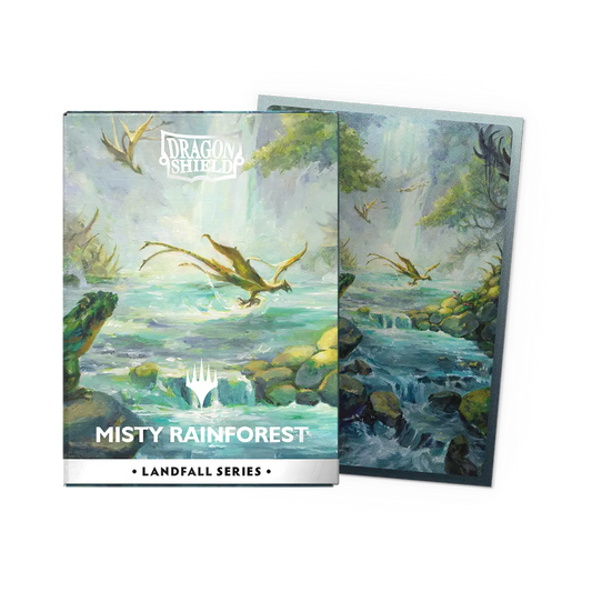 Dragon Shield MTG Landfall Series Misty Rainforest