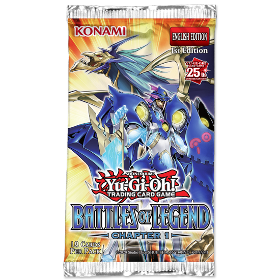 Yugioh Battles Of Legend: Chapter 1 - 1st Edition - Booster Pack