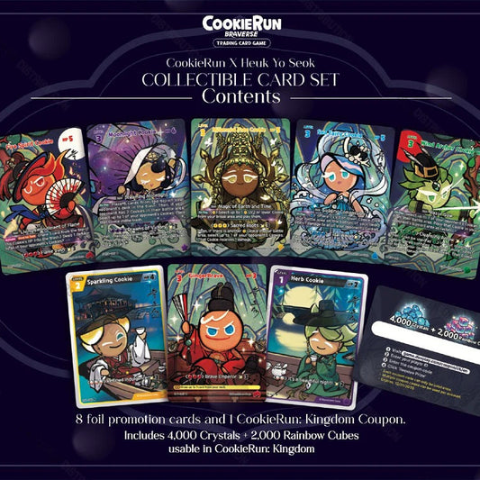 CookieRun TCG Obsidian Collectible Card Set