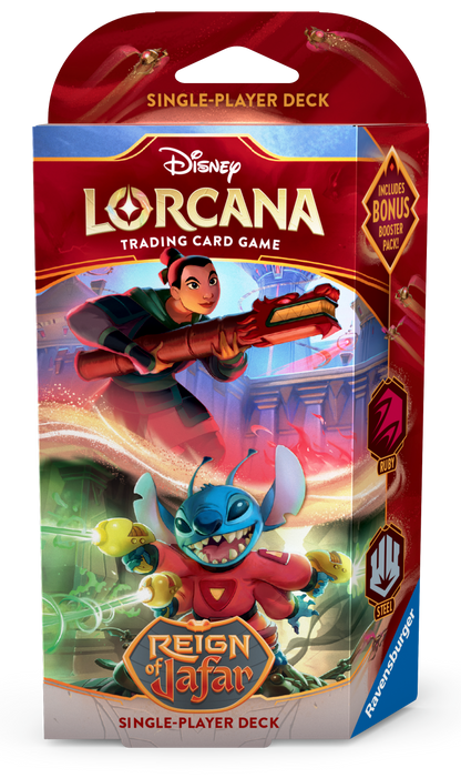 Disney Lorcana Reign of Jafar Starter Deck Bundle of 2