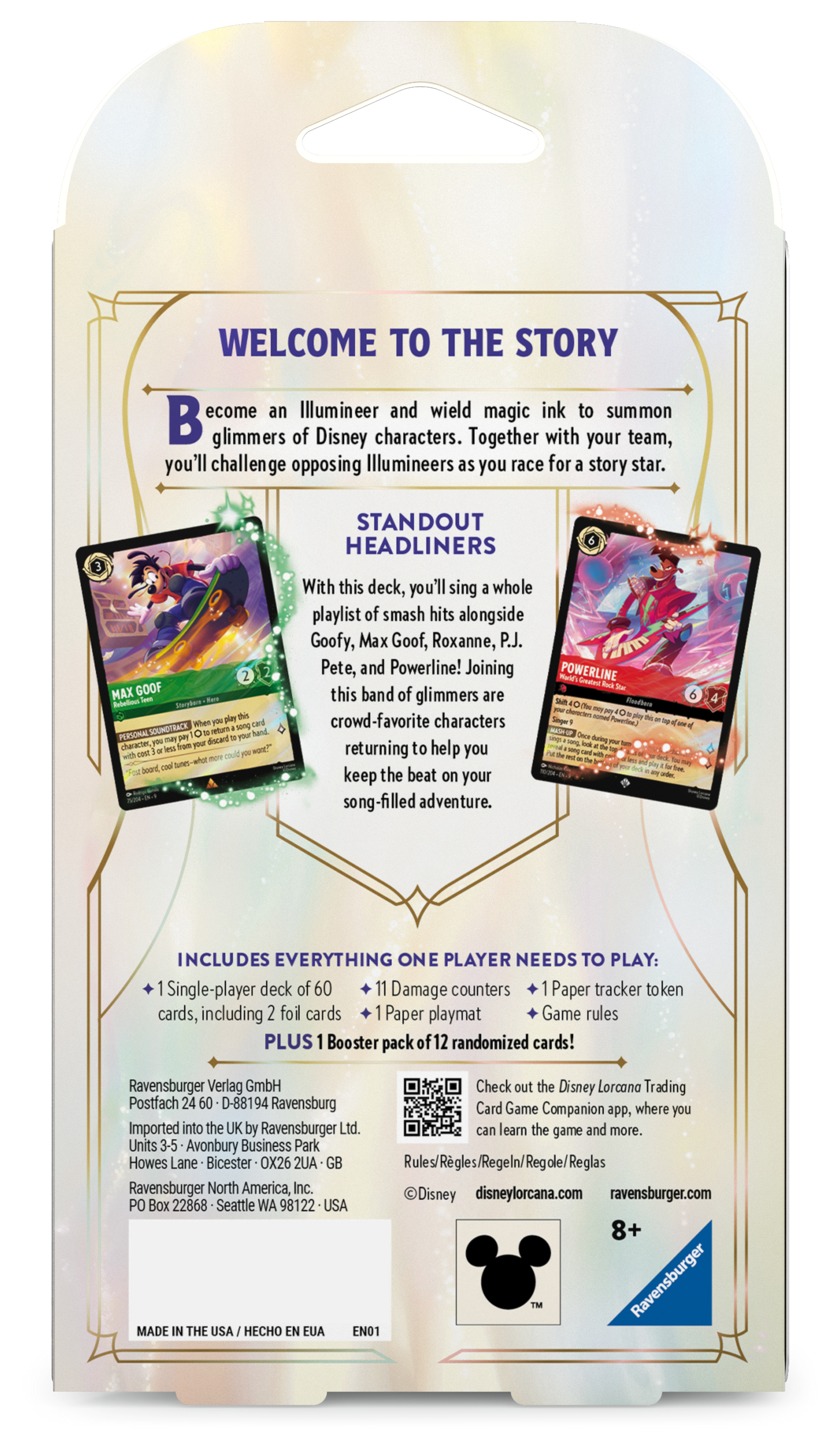 Disney Lorcana Fabled Starter Deck Bundle