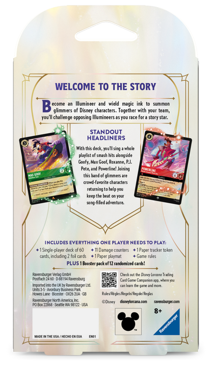Disney Lorcana Fabled Starter Deck Bundle